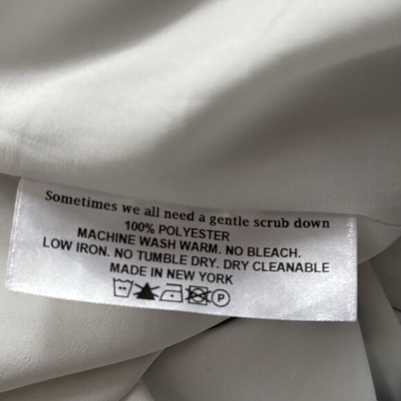 MM Lafleur Size 16 Gray Basketweave Faux Wrap Side Split Midi Skirt - USA Made - Picture 4 of 5